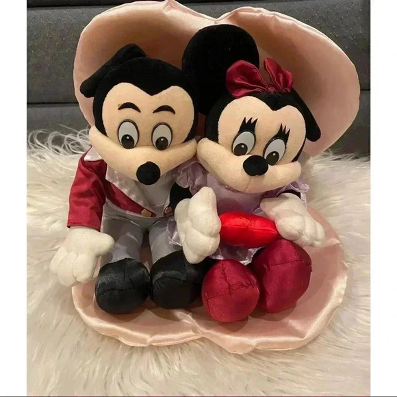 Vintage Mickey and Minnie Plush Toy - Picture 5 of 5